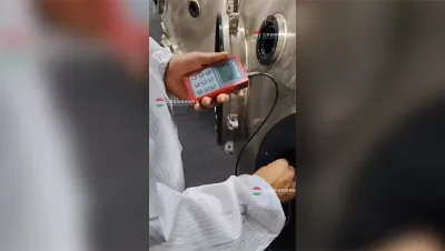 반응기에서 ETFE 코팅 감지